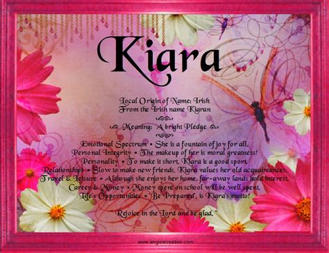 Name meaning for kiara - The name “Logan” does not appear in the Bible, but is Gaelic in origin. The name translates to “small hollow,” and many have found it to be an appropriate name for both boys and gi...